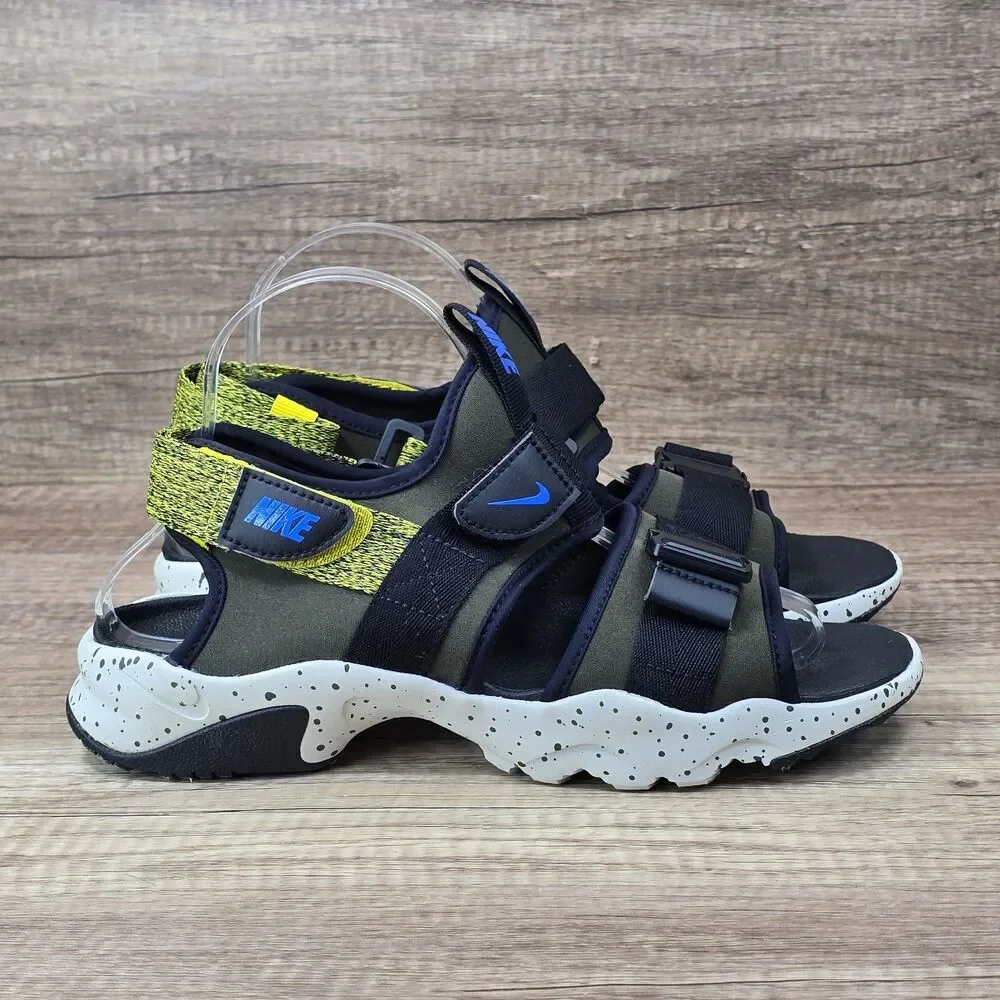 Nike Canyon Sandals Men's Sz 8 Women's 9.5 Sz Cargo Khaki Black Shoes CW9704-301